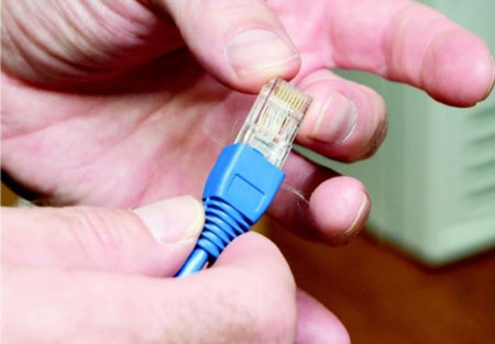 اضافه کردن روکش سوکت شبکه