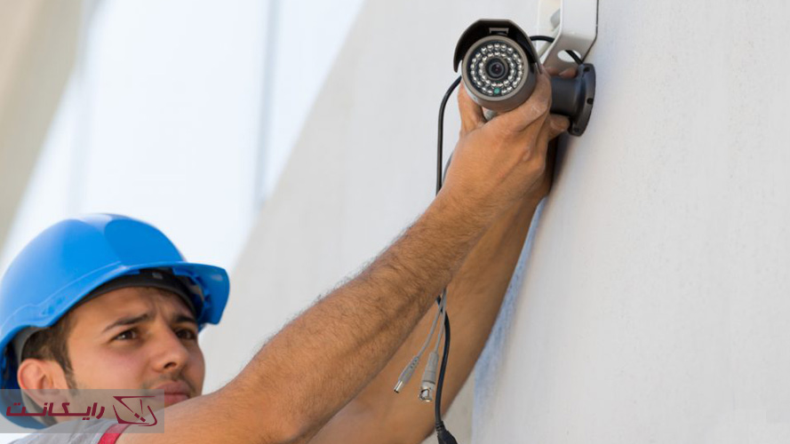 نصب دوربین بر روی دیوار