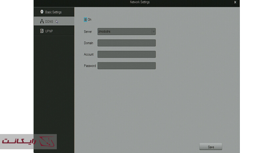 DDNS در تنظیمات شبکه NVR