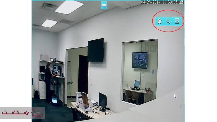 انتقال تصویر دوربین روی NVR