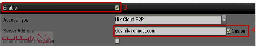 انتقال تصویر هایک ویژن با روش p2p 