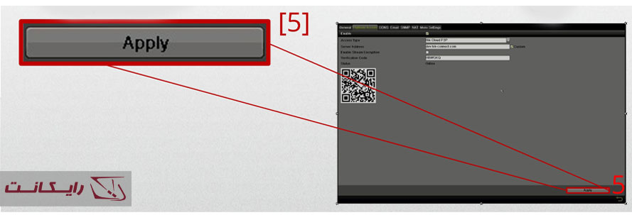 انتقال تصویر هایک ویژن با روش p2p