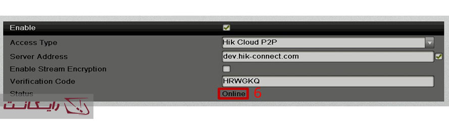 انتقال تصویر هایک ویژن با روش p2p