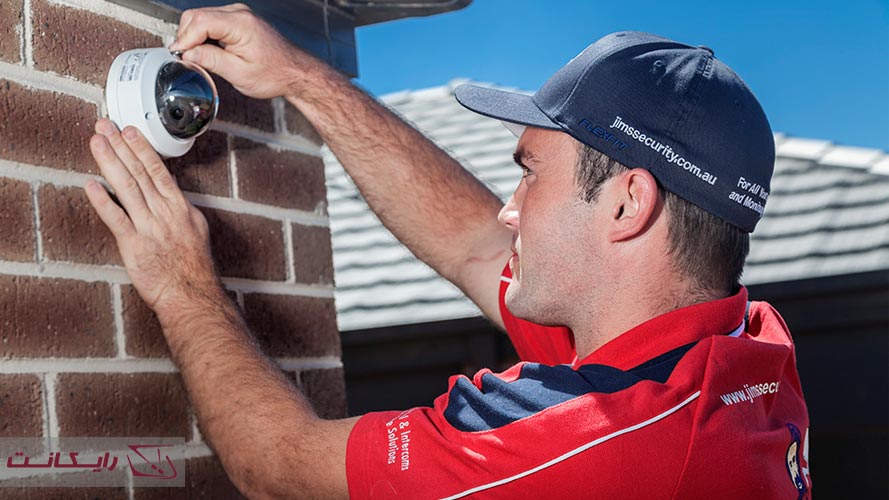 محل نصب دوربین مداربسته در فضای باز