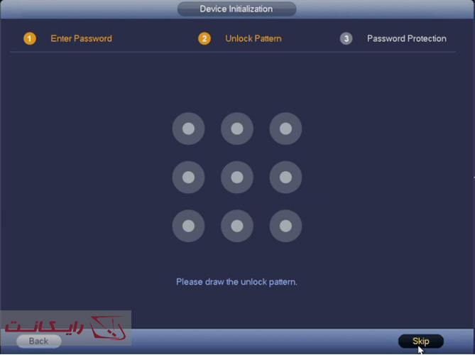 2-راه اندازی اولیه NVR  داهوا