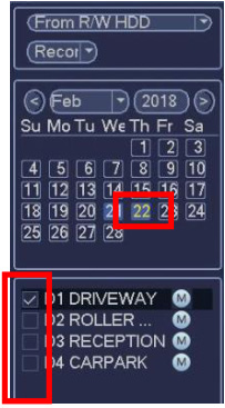 3-بررسی فیلم‌ NVR داهوا